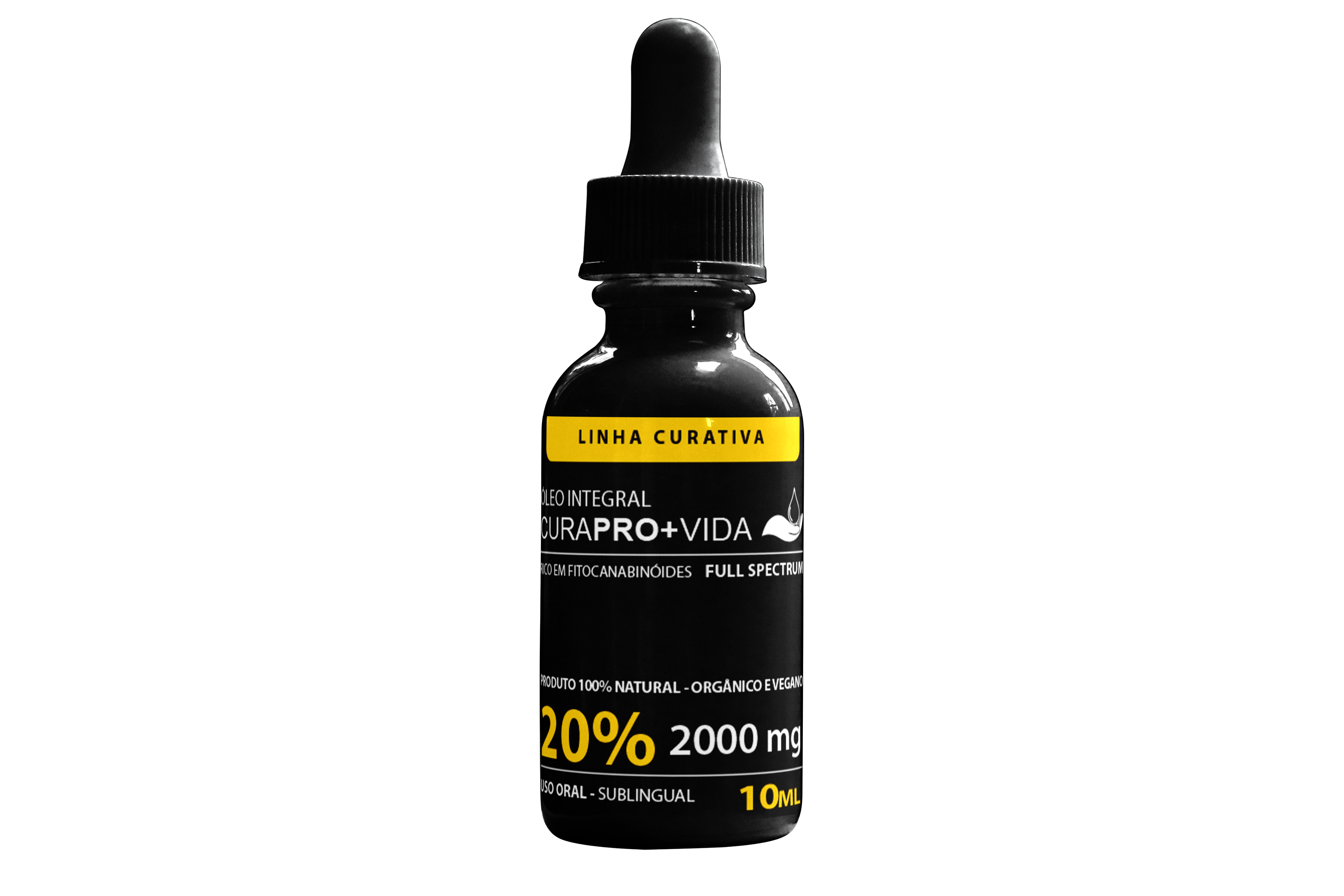 Óleo de CBD CuraPro+Vida – Alto CBD 10% – 10ml